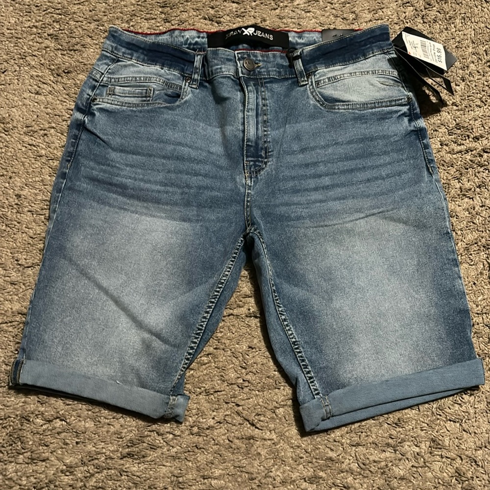 X Ray Jean Shorts Indigo‎